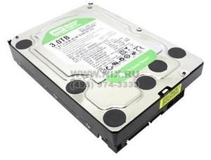 HDD 3 Tb SATA 6Gb/s Western Digital Caviar Green &lt;WD30EZRX&gt; 64Mb