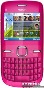 Мобильный телефон Nokia C3-00 Hot Pink