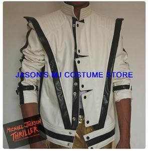 MICHAEL JACKSON WHITE THRILLER JACKET (UPGRADED) =0)