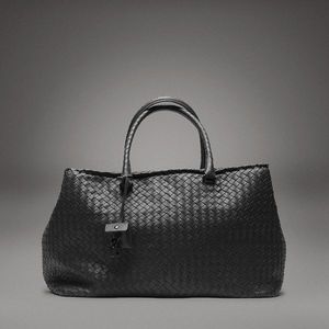 Bottega Veneta NERO INTRECCIATO NAPPA BRICK BAG