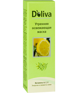 Утренняя освежающая маска для лица D'oliva