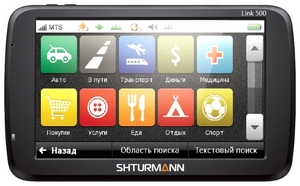 Автомобильный GPS-навигатор Shturmann Link 500