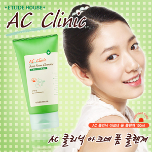 Etude House AC Clinic Acne Foam Cleanser