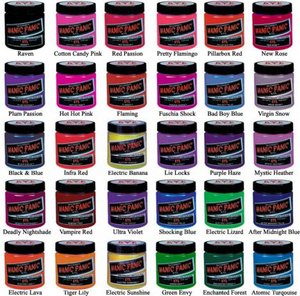 краски Manik Panik (Нot Hot Pink, Fuschia Shock, Ultra Violet, Purple Haze & Electric Amethyst)