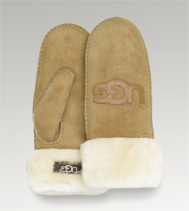 UGG Logo Patch Mittens