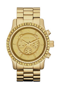 Часы Michael Kors Dip-Dyed Classic Oversized Runway Watch, Gold