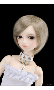 MSD & Model doll - Cross Echo Choker (White ; Only For Girl)