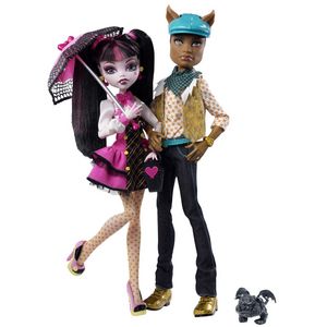 Monster High Draculaura And Clawd Wolf Doll Giftset