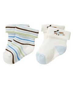 Stripe Airplane Sock Two-Pack