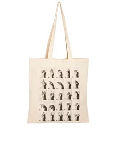 Borders & Frontiers Full Alphabet Shopper Bag