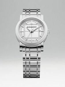 Burberry Ladies Stainless Steel Watch