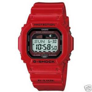 CASIO G-SHOCK RED G-GLIDE WATCH