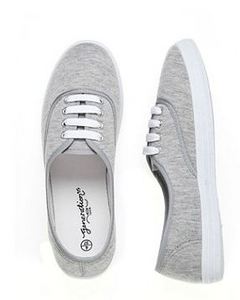 Simple Canvas Plimsolls