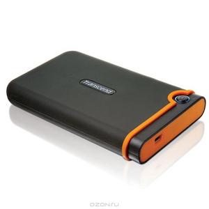 Transcend StoreJet 25M 500 Gb, внешний жесткий диск, USB (TS500GSJ25M), Black