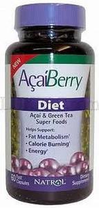 Natrol, AcaiBerry Diet, Acai & Green Tea Super Foods