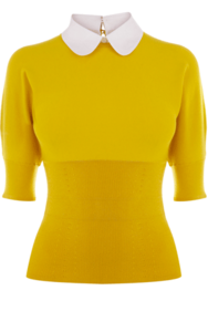 Knit with white collar at karenmillen.com