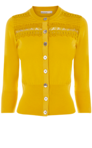 Embroidered cardigan at karenmillen.com