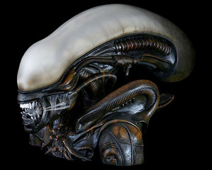 Alien Lifesize Bust