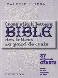 Bible des lettres au point de croix tome 2