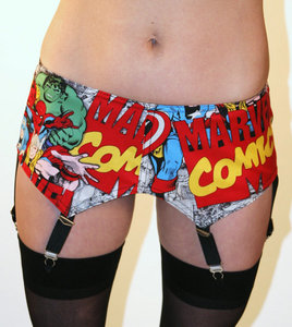 Super Hero Garter Belt