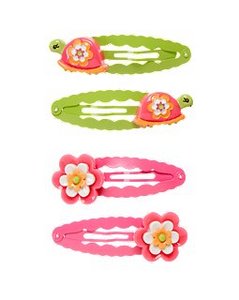 Turtle Snap Clip Four-Pack