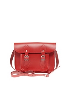 cambridge satchel 11' red