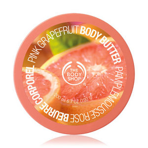 Pink grapefruit body butter