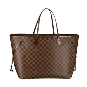 Louis Vuitton Handbag Damier Ebene Canvas Neverfull GM