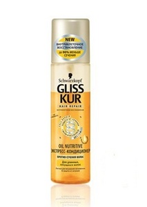 Экспресс-кондиционер Gliss Kur Oil Nutritive для длинных, секущихся волос