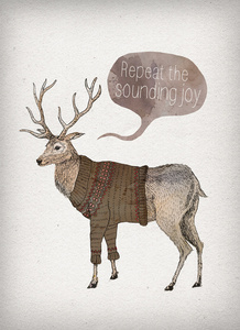 ART PRINT Repeat the Sounding Joy