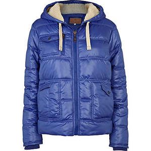 BRIGHT BLUE PADDED JACKET