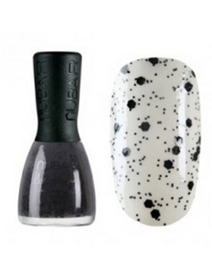 nubar black polka dot