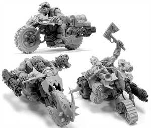 ForgeWorld Ork Nob Warbikes