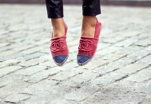 chanel espadrilles.