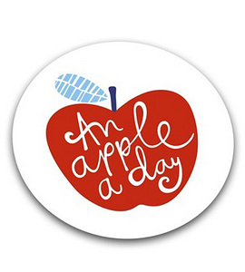 Разделочная доска 'An Apple a Day'