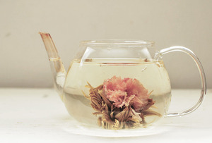 glass teapot