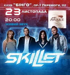 Билет на концерт Skillet 30.11.13