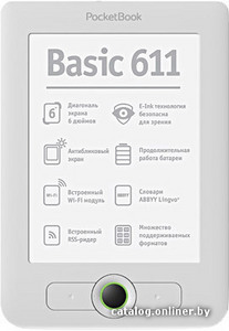 Электронная книга PocketBook Basic 611