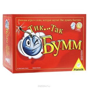 Настольная игра "Тик так бумм"