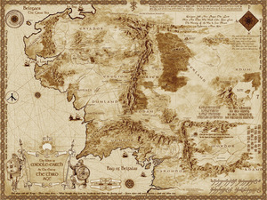 Map Of Middle Earth