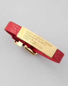 MARC by Marc Jacobs Standard Supply ID Bracelet, Raspberry