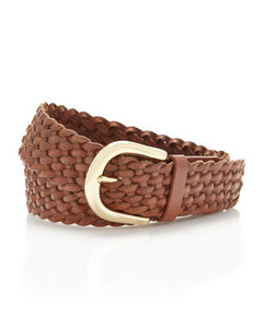 MICHAEL Michael Kors Braided Belt, Luggage