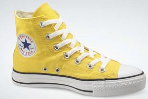 yellow converse