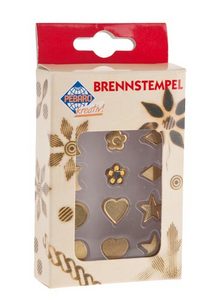 Brennstempelset, 12-teilig mit Adapter - Opitec