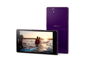 Sony Xperia Z purple