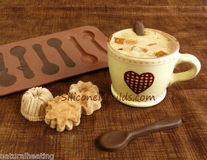 Spoon Spoons Chocolate Mould Candy Mold Silicone Bakeware Cupcake Cake Topper