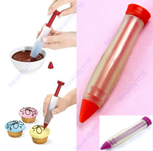 New 1pcs Silicone Food Writing Pen Cake Mold Cream Cup Chocolate Decorating Pen | eBay