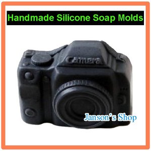 Free shipping JS YZ437 cute 3D Camera silicon soap mold for soap candle cake chocolate puddin jelly candy soap form soap mould-i