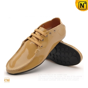 Patent Leather Oxford Driving Shoes CW712086 - cwmalls.com