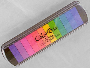 PASTEL COLORBOX Paintbox PIGMENT inkpad set